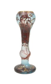 VALLERYSTHAL FRENCH CAMEO GLASS VASE