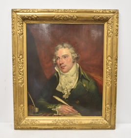 ATTR HENRY RAEBURN , OIL ON CANVAS PORTRAIT