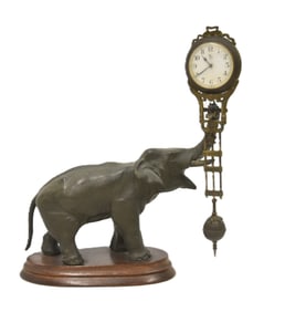 JUNGHANS ELEPHANT SWINGER CLOCK