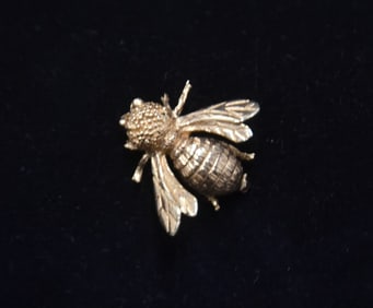 14kt GOLD BUMBLE BEE PIN