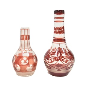 (2) NARGUILLA HOOKAH VASE