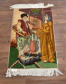 PERSIAN PICTORAL TABRIZ CARPET