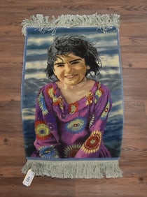 PERSIAN GYPY GIRL PICTORAL CARPET