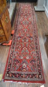 PERSIAN HAND MADE RUNNER - 3' x 14'