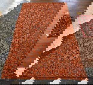 INDIAN SUZANI EMBROIDERY TABLE COVER