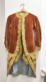 18th CENTURY EUROPEAN MENS FROCK JACKET OUTFIT