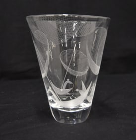 VICKE LINDSTRAND FOR KOSTA FISHNET VASE