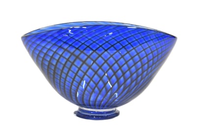 VICKE LINDSTRAND FOR KOSTA COLORA ART GLASS VASE