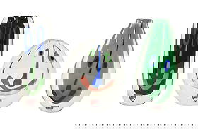 (3) ANNA ERHNER FOR ORREFORS FACE VASES: (3) ANNA ERHNER FOR ORREFORS STUDION ART GLASS FACE VASES - TALLEST IS 2 1/2' x 1 1/2' x 6"