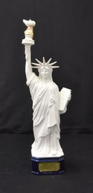STATUE OF LIBERTY LIMOGES CHAMPAGNE