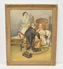 SATURDAY EVENING POST OIL ON CANVAS ILLUSTRATION