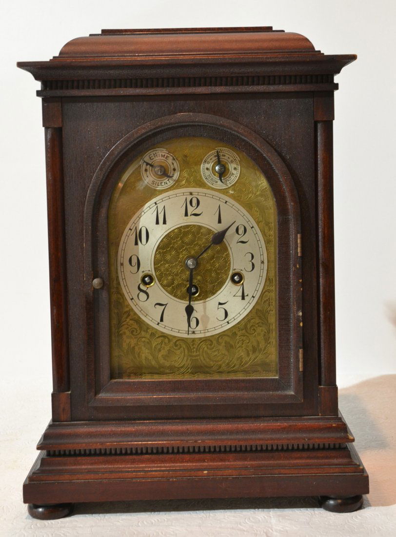 JUNGHANS MAHOGANY MANTLE CLOCK MARKED Apr 27, 2013 Echoes