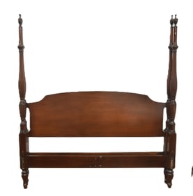 KINDEL MAHOGANY OXFORD 4-POSTER QUEEN BED