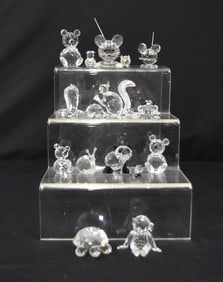 (17) SWAROVSKI CRYSTAL FIGURINES