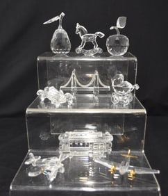 (9) SWAROVSKI CRYSTAL FIGURINES