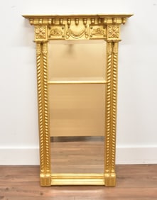 EMPIRE STYLE TRUMEAU MIRROR