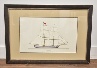 FRANK CREVIER , INK & WATERCOLOR HM BADGER