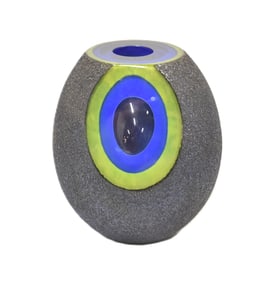 MONICA BACKSTROM KOSTA BODA ART GLASS VASE