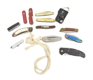 (13) ASSORTED POCKET KNIVES