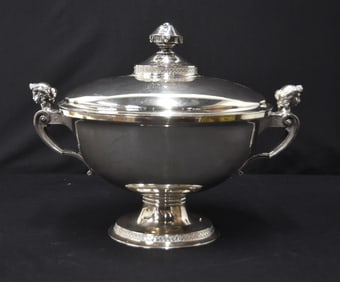 ATTR JOHN WENDT FIGURAL STERLING  CENTERPIECE