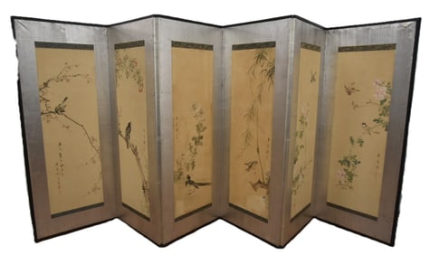 6-PANEL JAPANESE FOLDING SCREEN