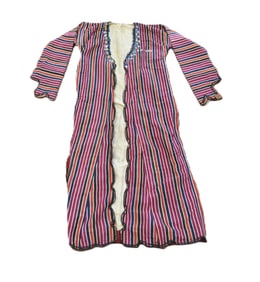 18th CENTURY MIDDLE EASTERN ROBE WITH BEADS