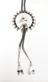 MYRA TUCSON ZUNI SUN FACE BOLO TIE