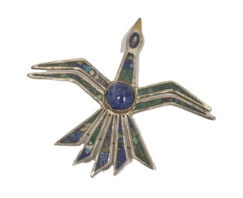 CECILIA TONO STERLING SILVER BIRD PENDANT