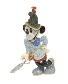 ARRIBAS BROTHERS FIGURINE, BRAVE MICKEY MOUSE