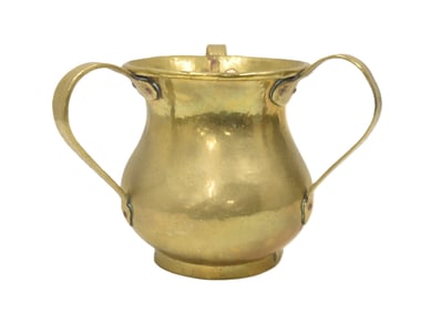 RUSSIAN IMPERIAL BRASS 3 HANDLE CUP
