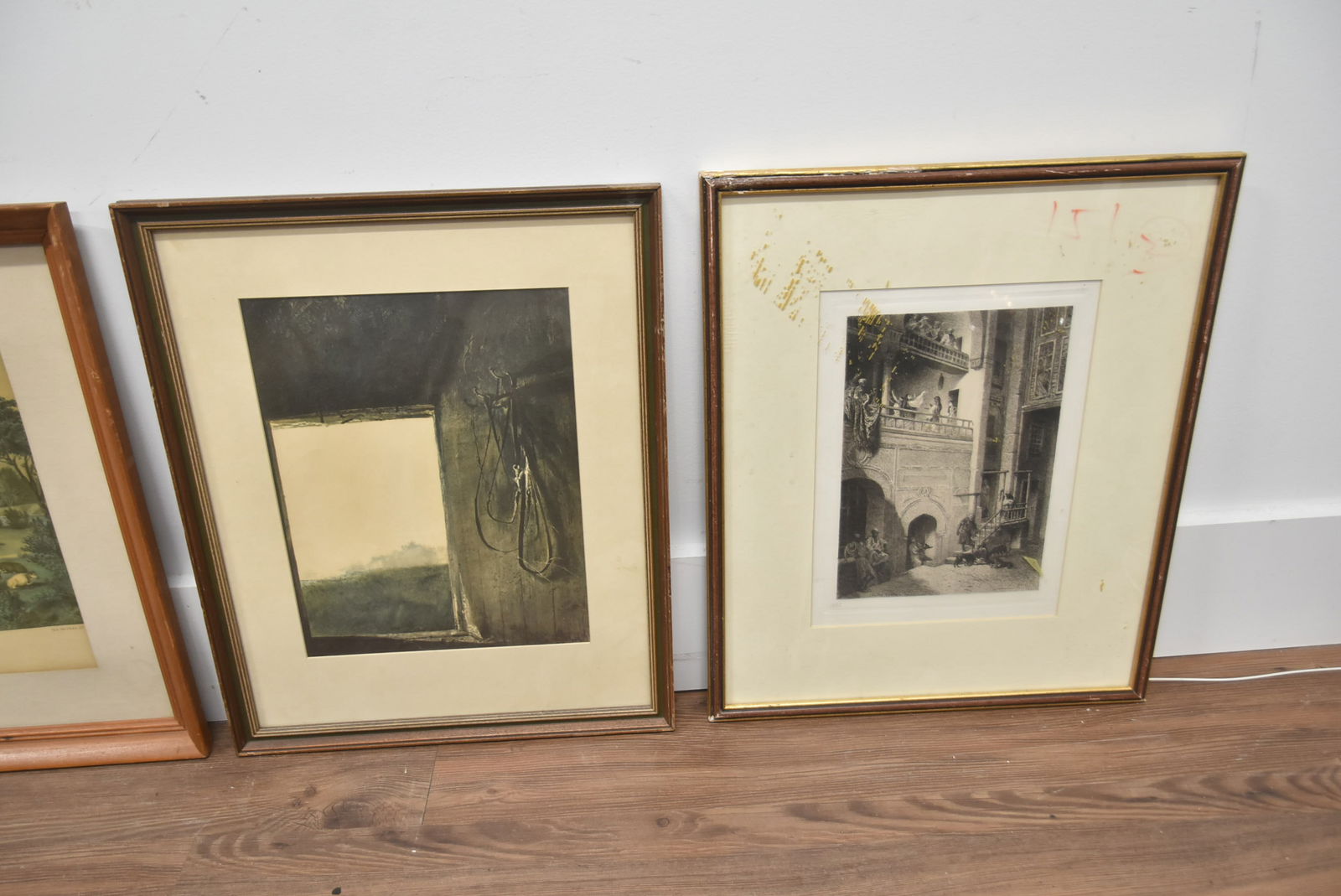 (4) ANTIQUE PRINTS & ENGRAVINGS - 13