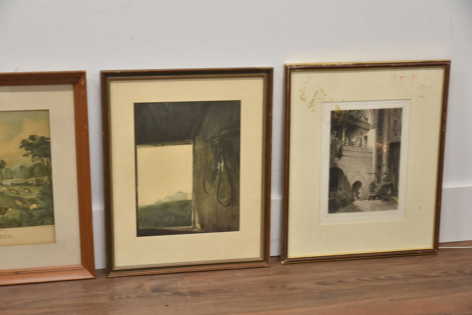 (4) ANTIQUE PRINTS & ENGRAVINGS - 3