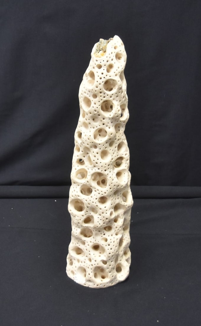 ALEXANDER NEY TERRACOTTA SCULPTURE: ALEXANDER NEY (RUSSIAN / AMERICAN, b. 1939) MODERN TERRACOTTA SCULPTURE - 5 1/2" x 18" (SOME OVERALL LOSS)