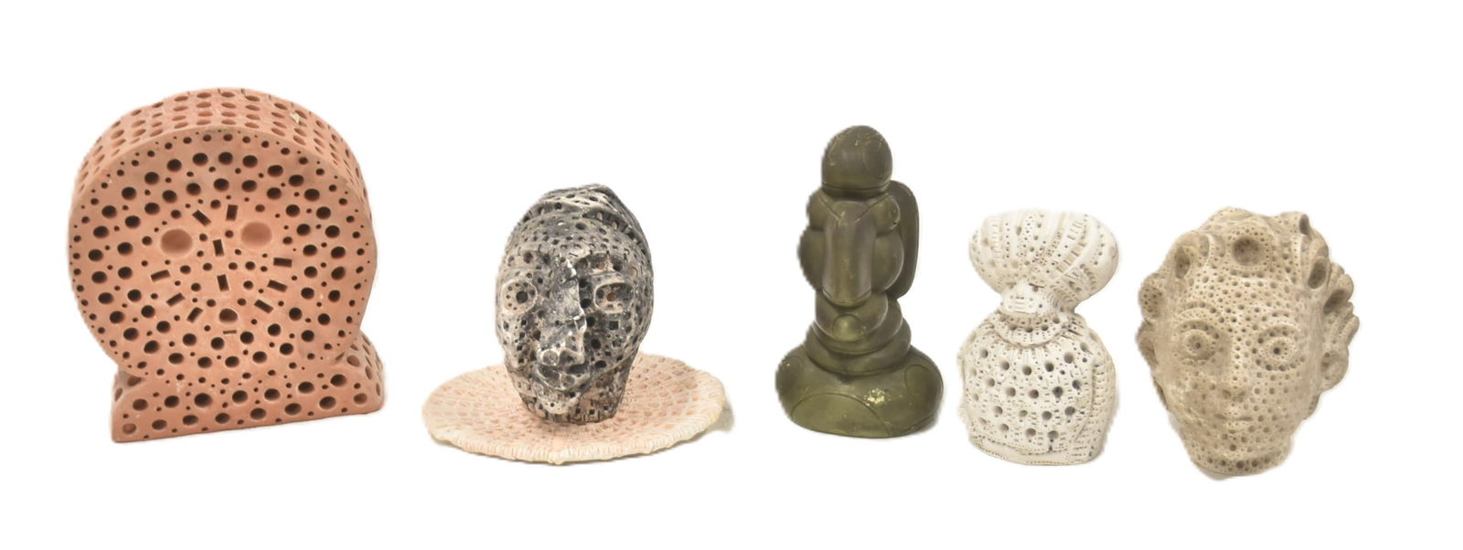 (5) ALEXANDER NEY TERRACOTTA SCULPTURES (1 of 11)