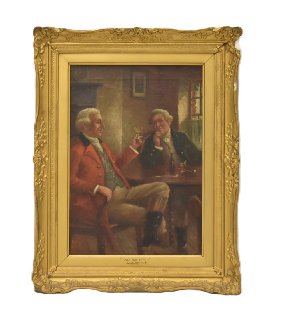 ALEXANDER AUSTEN , OIL ON CANVAS WINE TASTING (1 of 10)