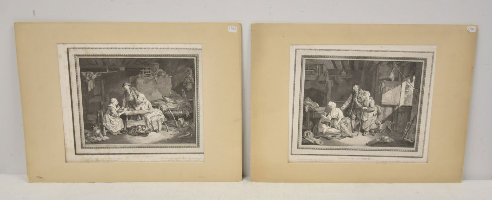 (2) FRENCH NICOLAS PONCE ETCHINGS (1 of 12)