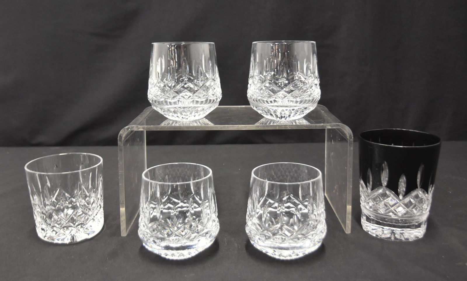 (6) ASSORTED WATERFORD ROCKS GLASSES (1 of 13)