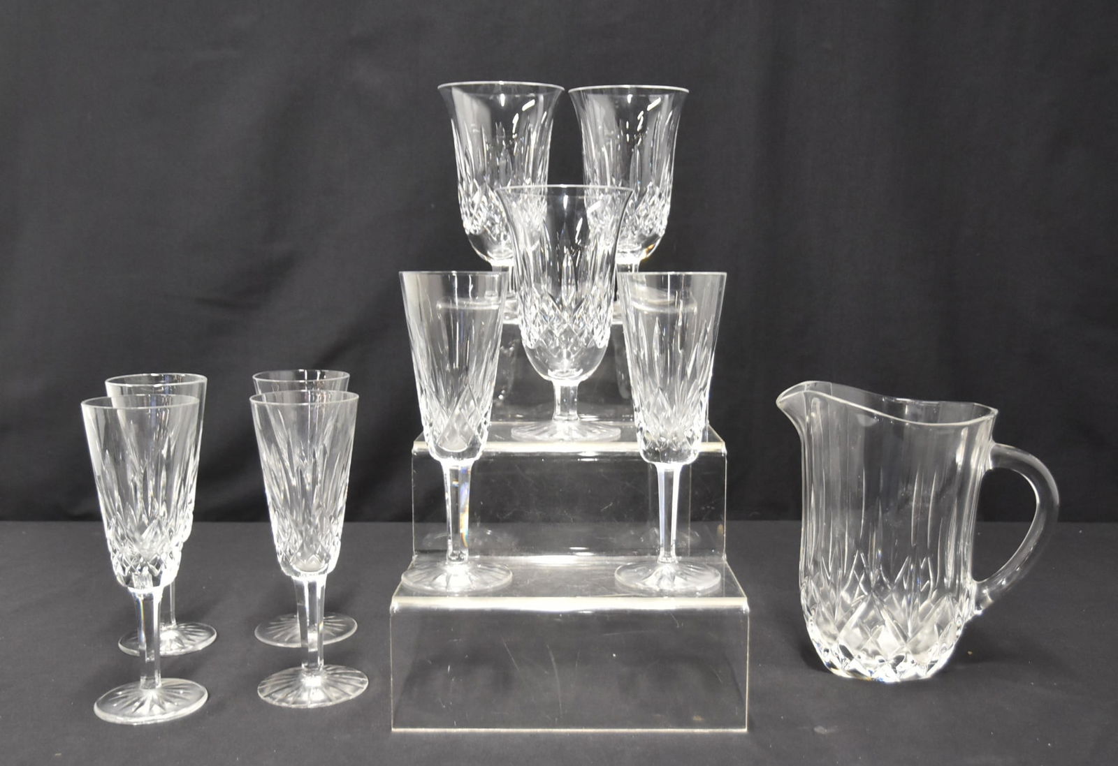 (10) ASSORTED VINTAGE WATERFORD LISMORE CRYSTAL (1 of 9)