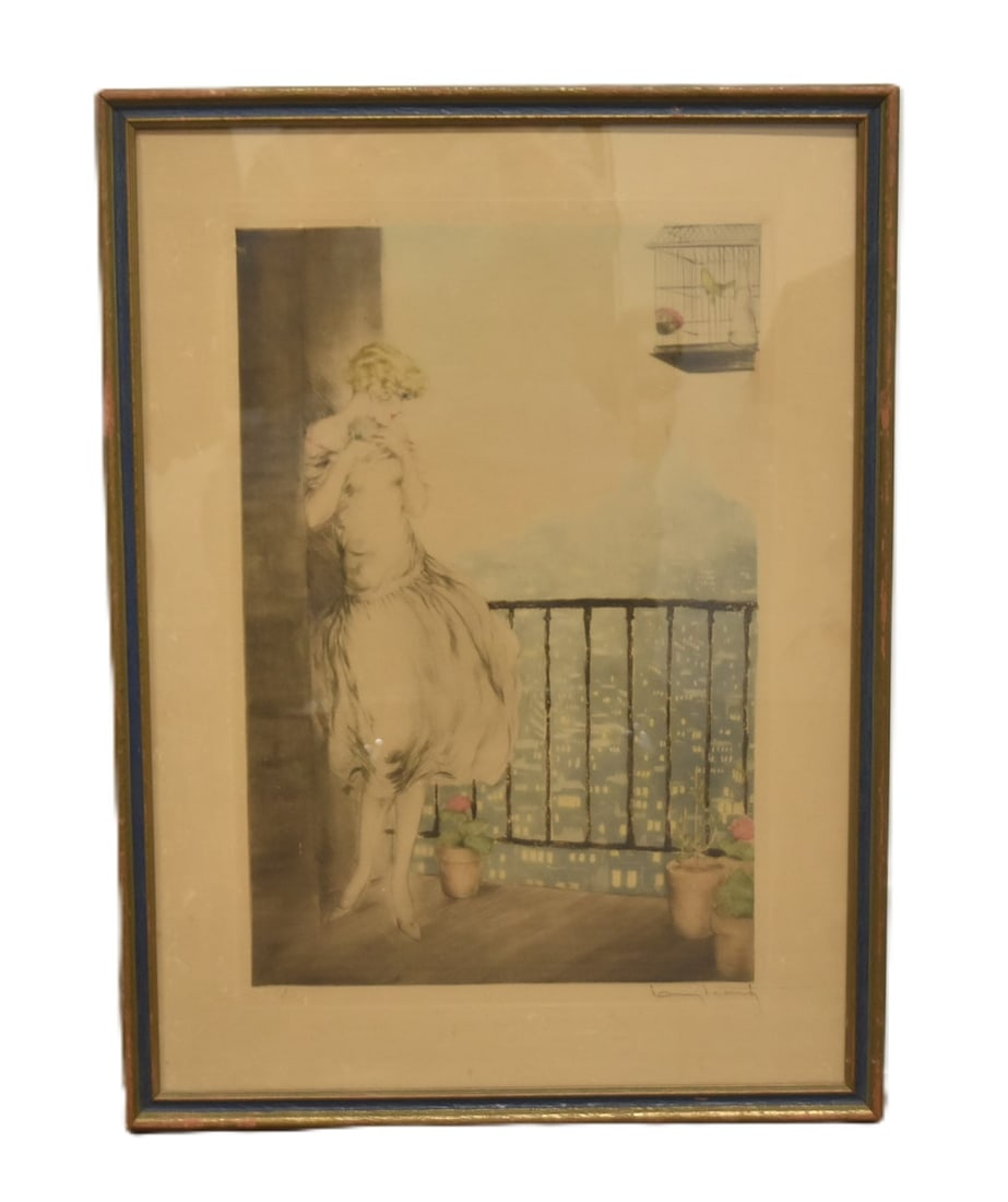 LOUIS ICART "LOUISE" ETCHING (1 of 10)