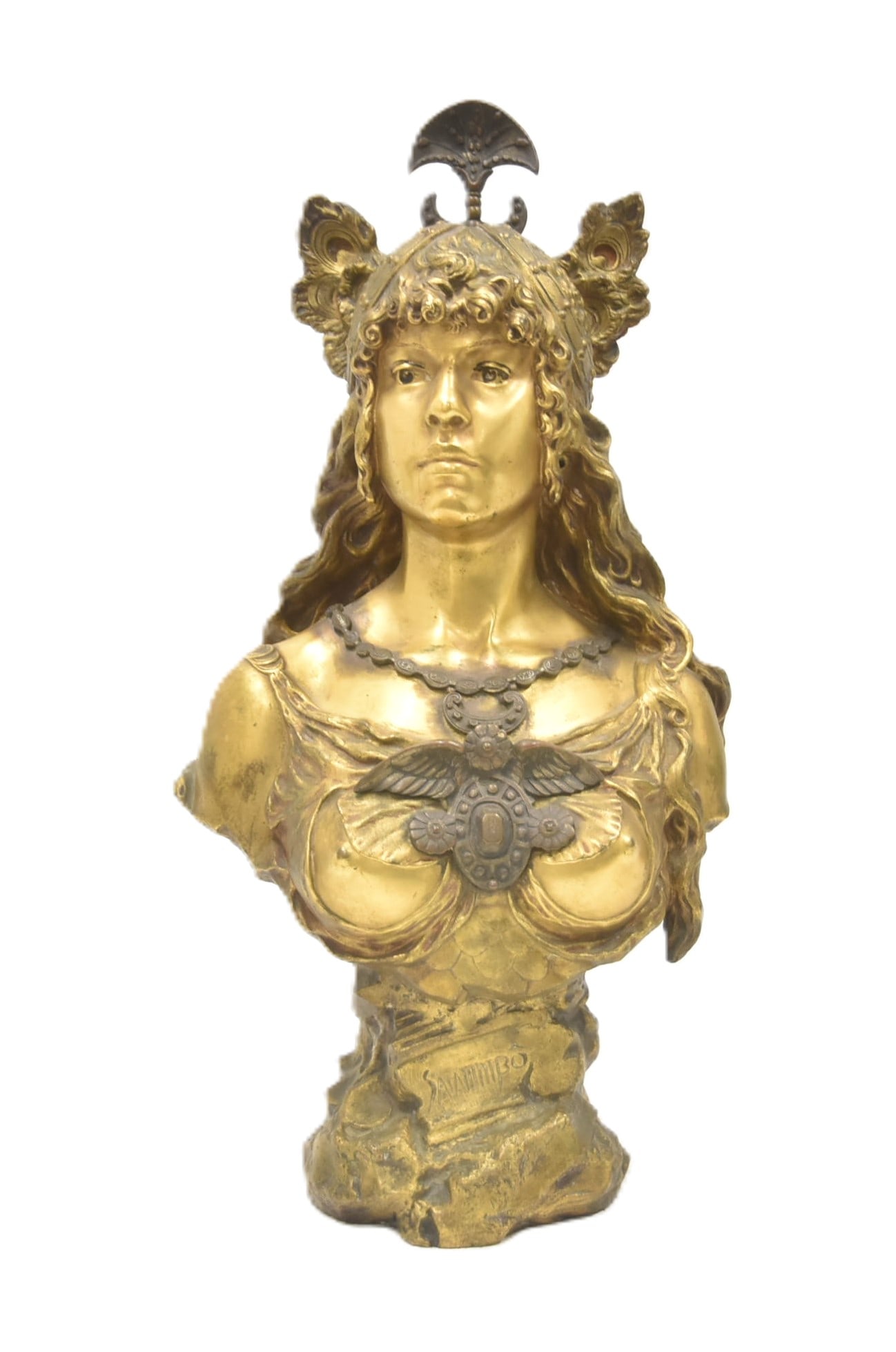 LOUIS AUGUSTE MOREAU "SALAMMBO" BRONZE BUST (1 of 13)