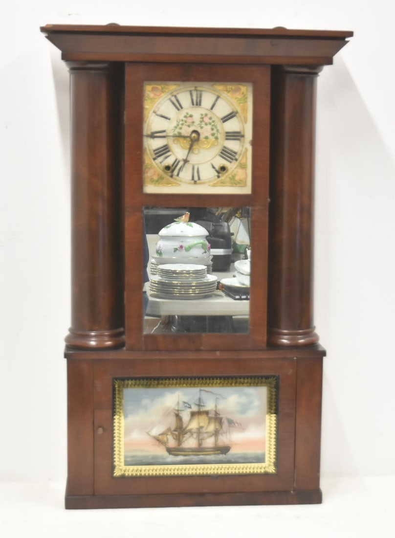 AUSTIN CHITTENDEN COLUMN SHELF CLOCK (1 of 15)