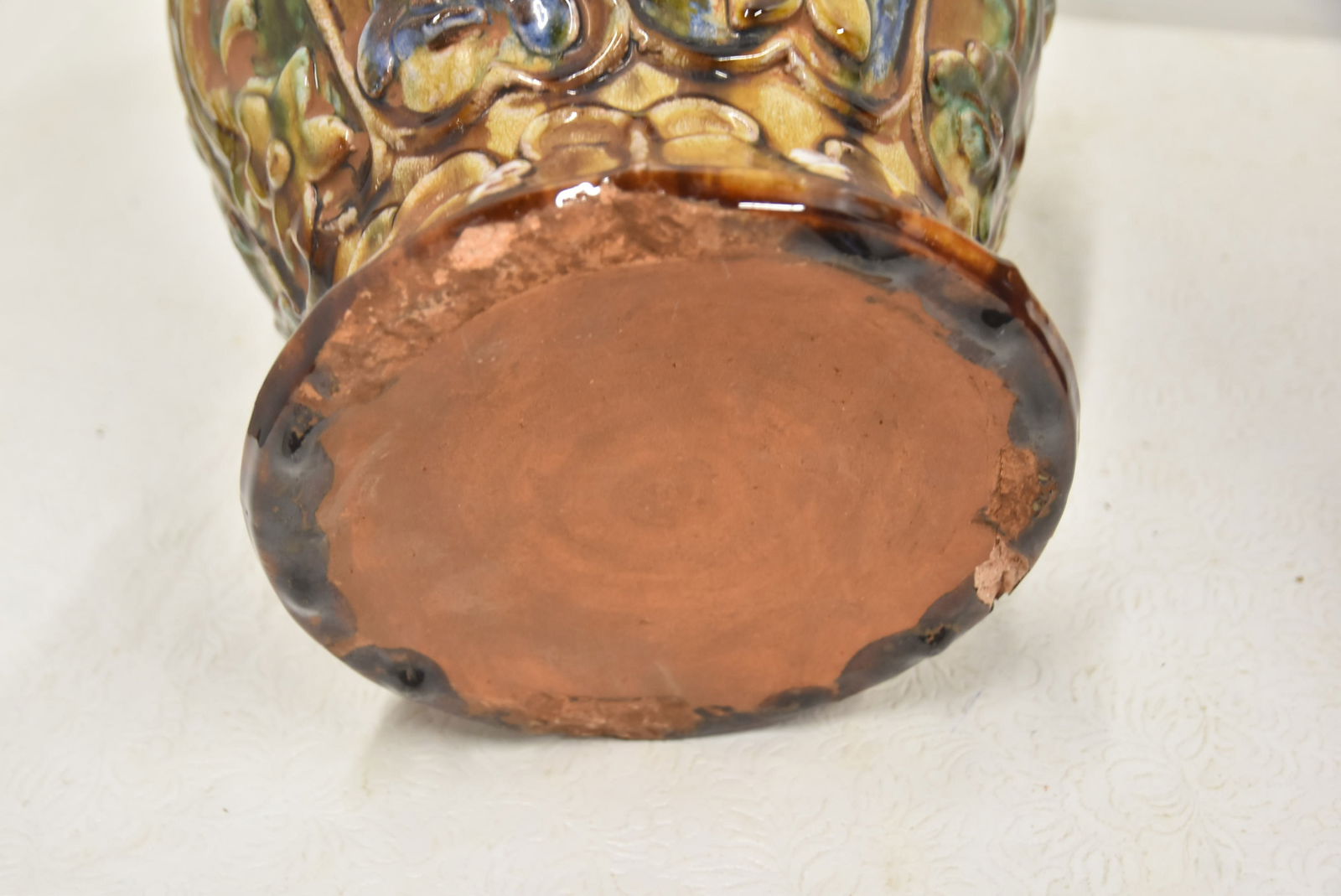 (2) CHINESE EARTHENWARE VASES - 10