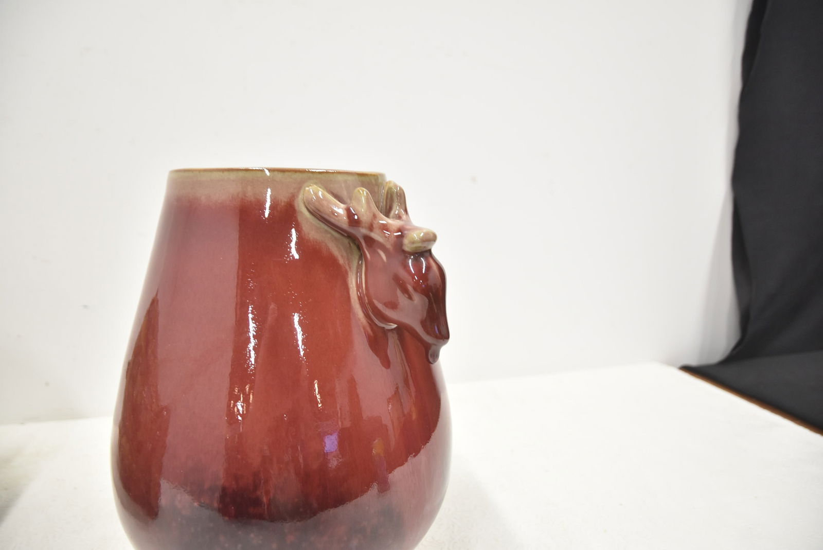 (2) CHINESE EARTHENWARE VASES - 12