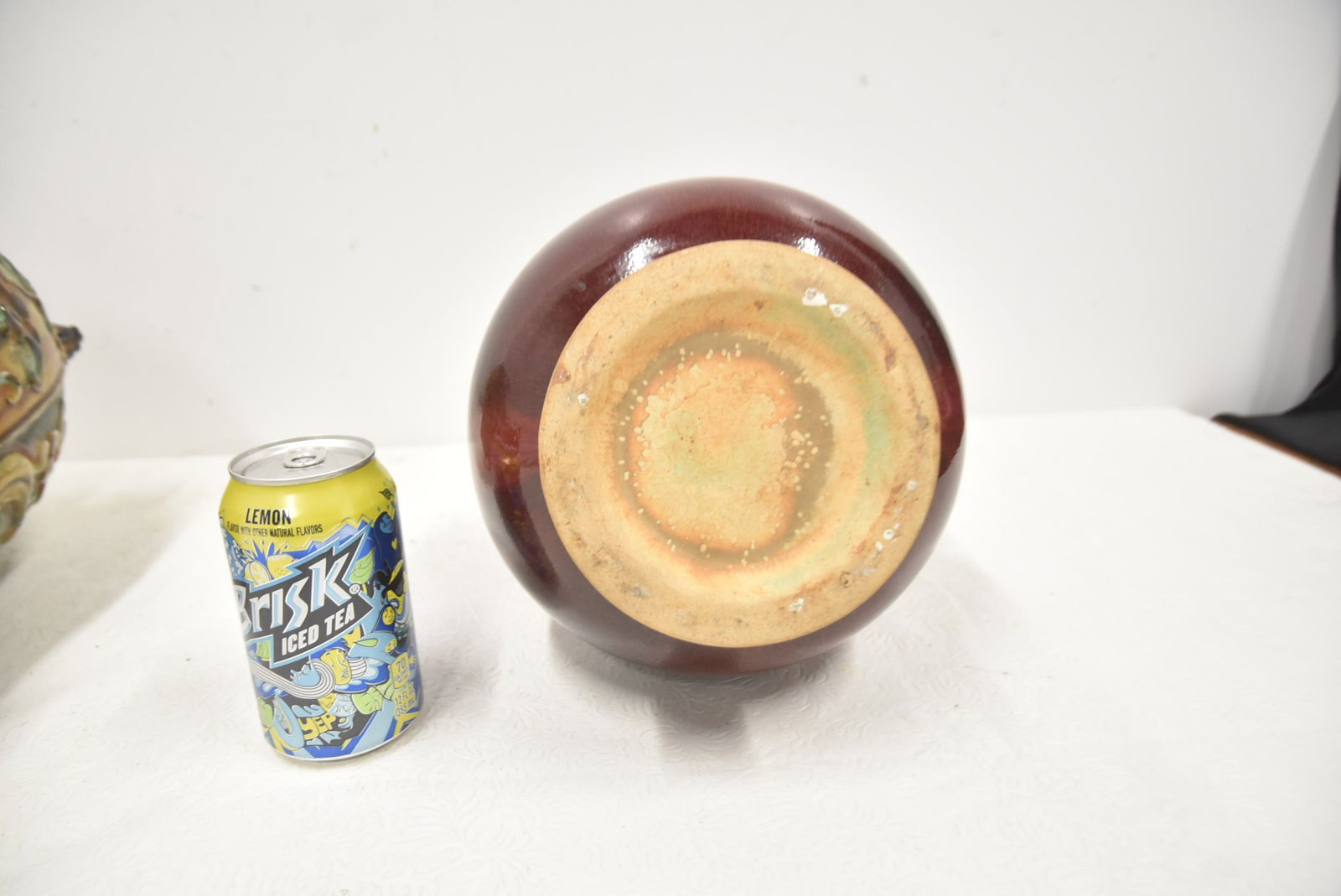 (2) CHINESE EARTHENWARE VASES - 14