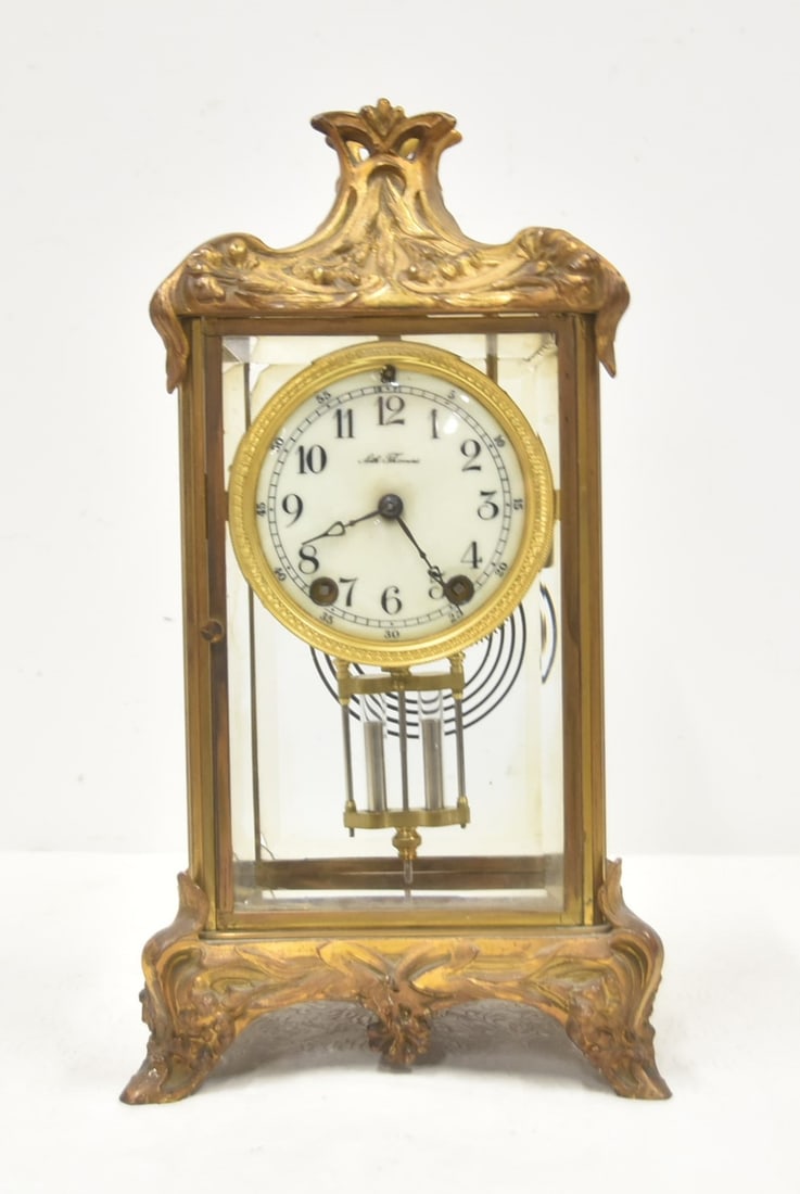 SETH THOMAS BRONZE & CRYSTAL REGULATOR (1 of 9)