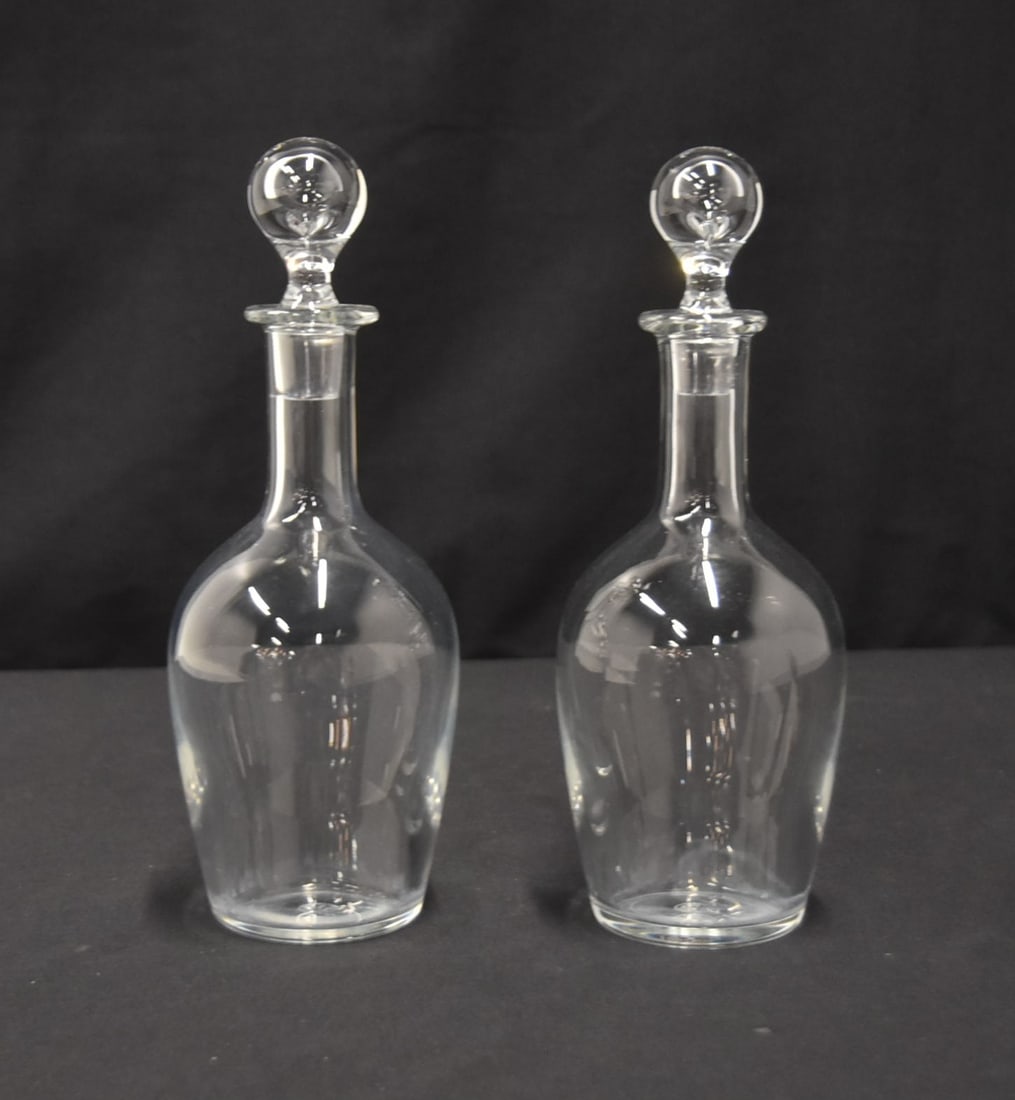 (Pr) BACCARAT CRYSTAL TEAR DROP DECANTERS (1 of 6)