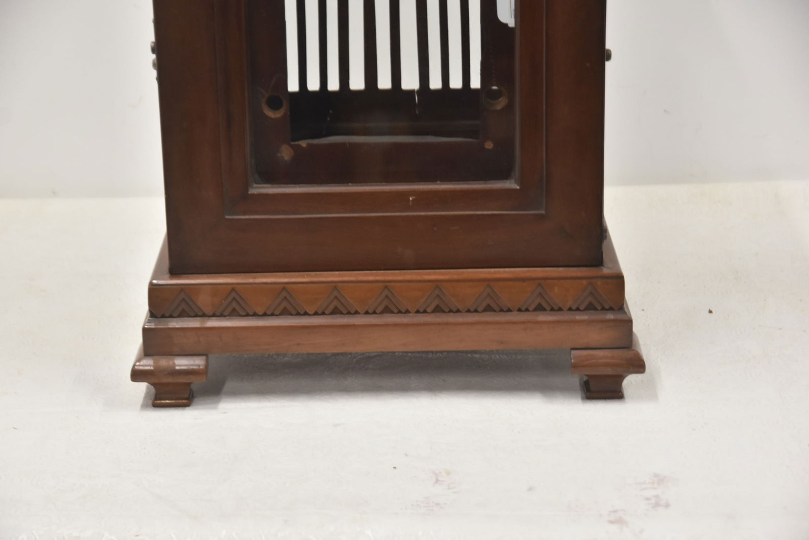 ANTIQUE WALNUT CLOCK CASE - 3