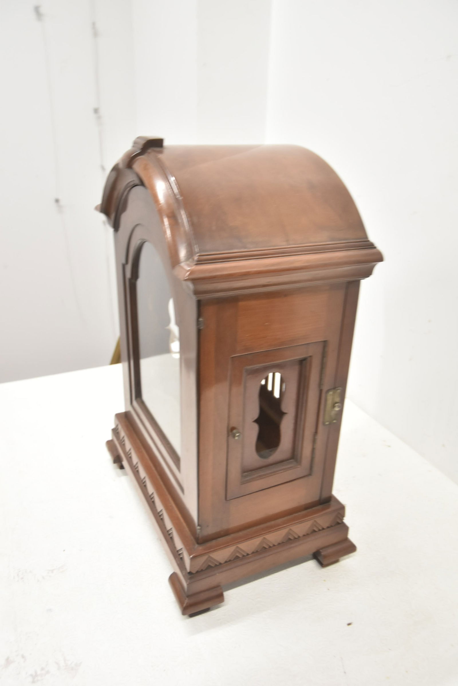 ANTIQUE WALNUT CLOCK CASE - 5