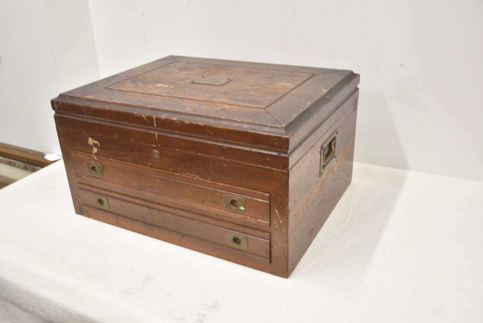 LARGE SILVER FLATWARE CANTEEN - 7