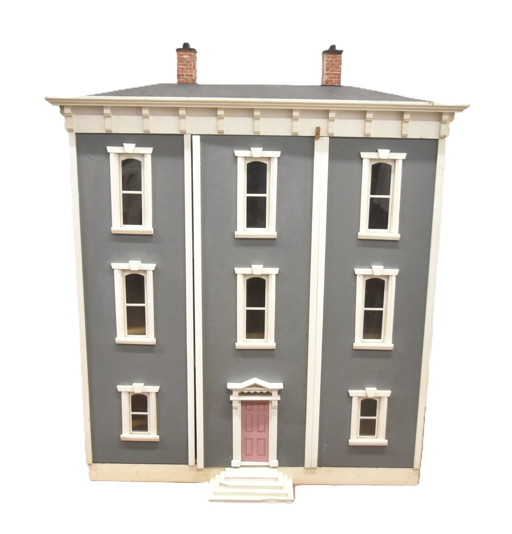 FEDERAL STYLE 8 ROOM DOLLHOUSE (1 of 15)
